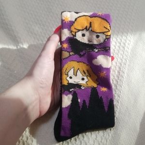 NWT Purple Harry Potter Character Novelty Socks